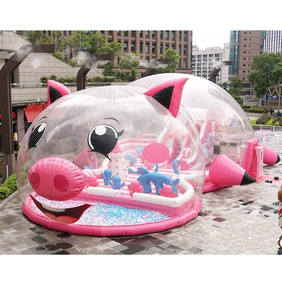 inflatable bubble tent inflatable bubble pig jumping castle