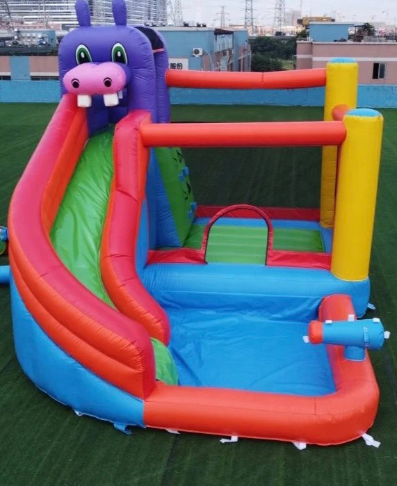 C125a pool bouncy castle with slide
