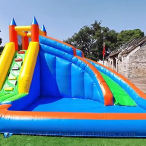 inflatable pool water slide