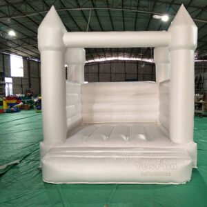 white bouncy castle