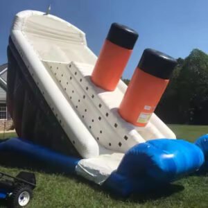 inflatable titanic slide