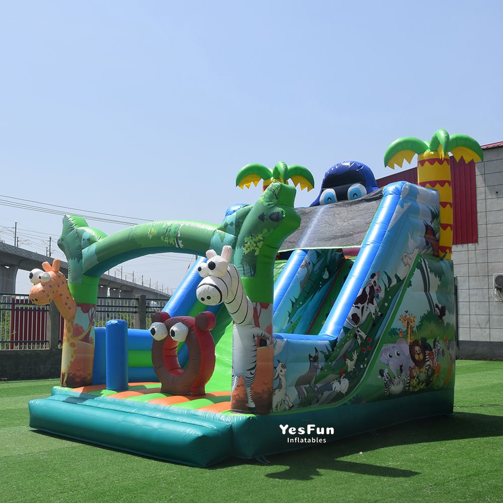DS160c inflatable jungle slide