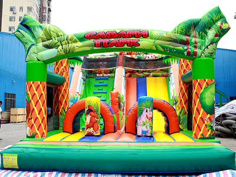 DS164b jungle inflatable slide