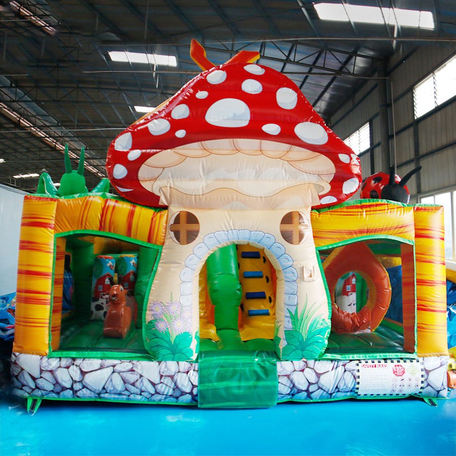 DS166a 拷贝 mushroom inflatable slide