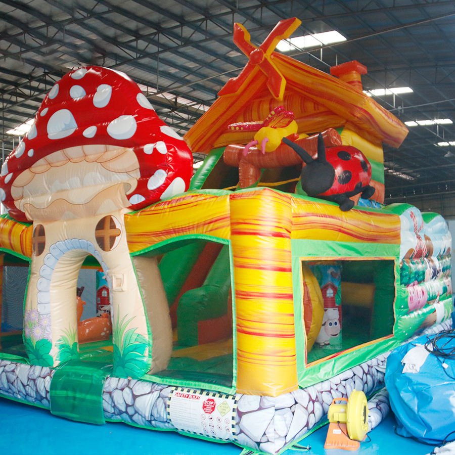 DS166c 拷贝 mushroom inflatable slide