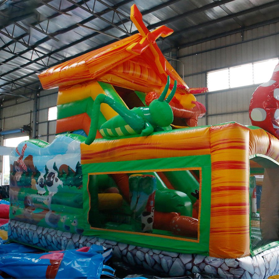 DS166d 拷贝 mushroom inflatable slide