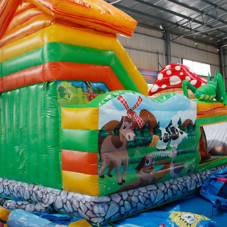 DS166e 拷贝 mushroom inflatable slide