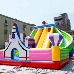 inflatable rocket slide