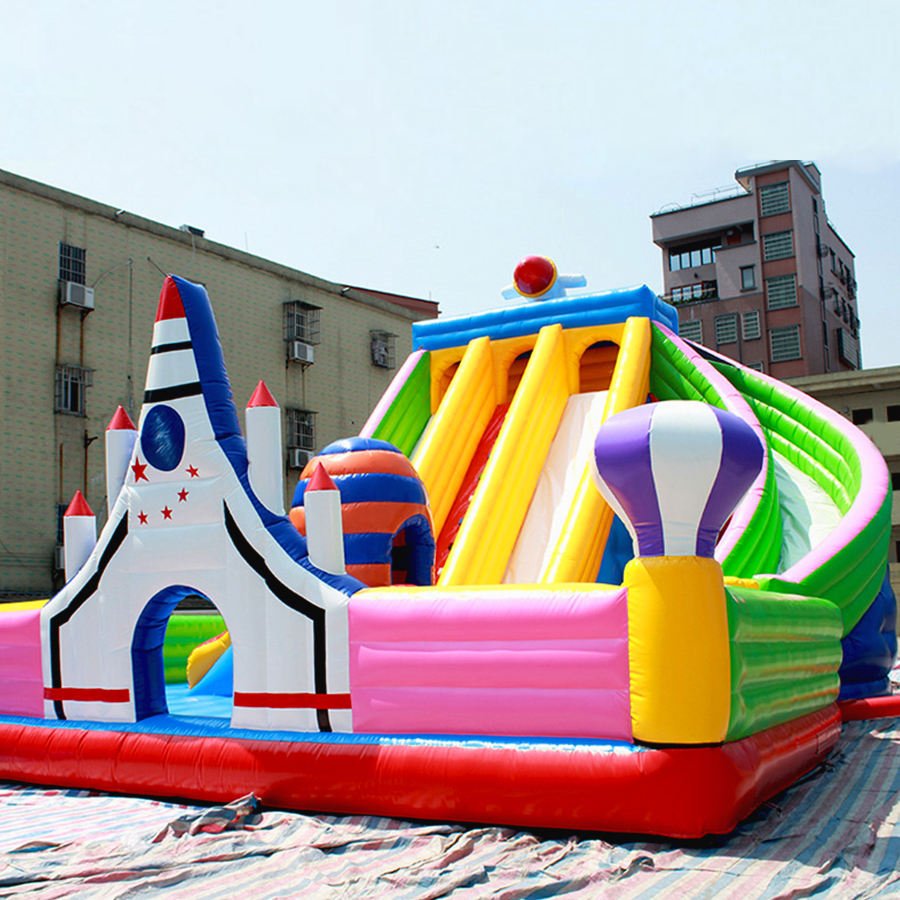 DS167b 拷贝 inflatable rocket slide