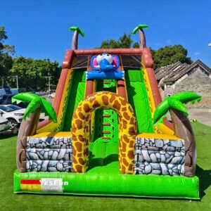 inflatable giraffe slide