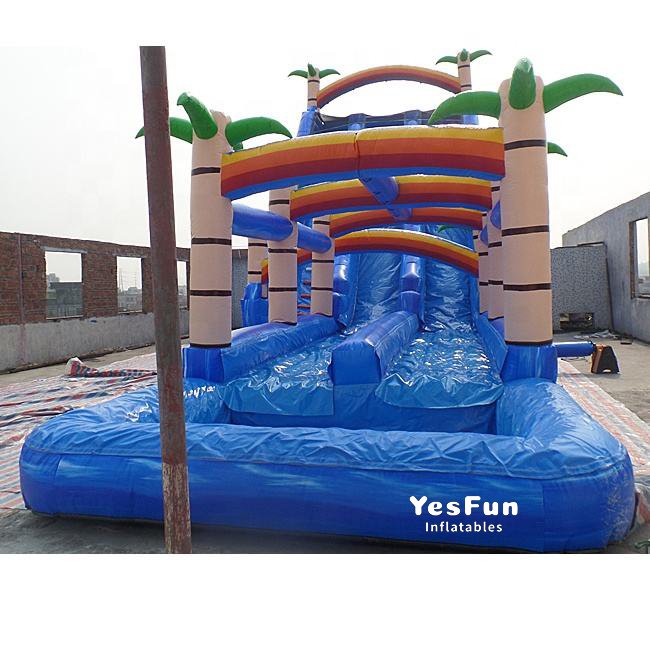 DS170c 拷贝 inflatable tropical water slide