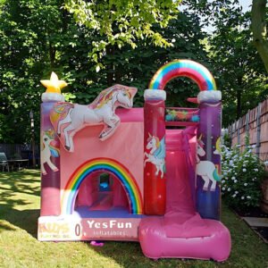 inflatable unicorn bouncer jump house