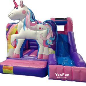 unicorn inflatable bouncy castle