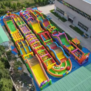 5k inflatable obstacle course