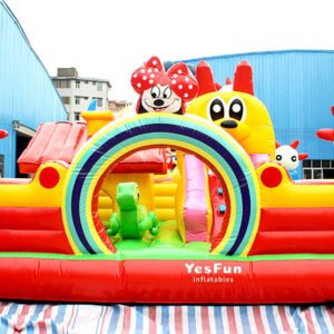 inflatable mickey jumping castle playground