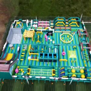 giant inflatable theme park